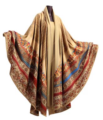 Handloom Pure Pashmina Shawl-Ekat Reversible